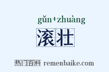 滚壮是什么意思的图片